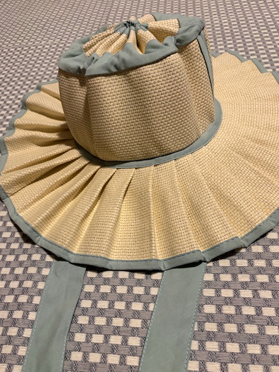 Accessories - Pleated sun hat